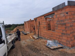 Segmenty w Krośnicach na Osiedlu Działkowa 1 etap budowy