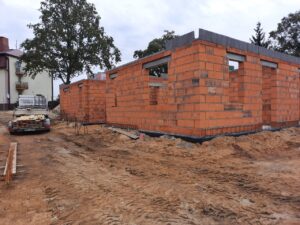 Segmenty w Krośnicach na Osiedlu Działkowa 1 etap budowy