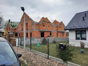 Segmenty w Krośnicach na Osiedlu Działkowa 2 etap budowy