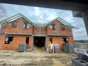 Segmenty w Krośnicach na Osiedlu Działkowa 2 etap budowy