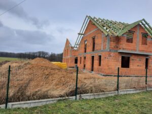 Segmenty w Krośnicach na Osiedlu Działkowa 2 etap budowy