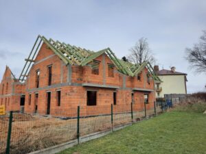 Segmenty w Krośnicach na Osiedlu Działkowa 2 etap budowy