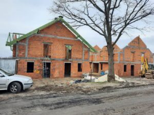 Segmenty w Krośnicach na Osiedlu Działkowa 2 etap budowy