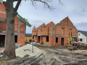 Segmenty w Krośnicach na Osiedlu Działkowa 2 etap budowy