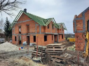 Segmenty w Krośnicach na Osiedlu Działkowa 2 etap budowy