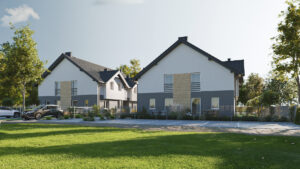 Segmenty w Krośnicach na Osiedlu Działkowa Wizualizacja