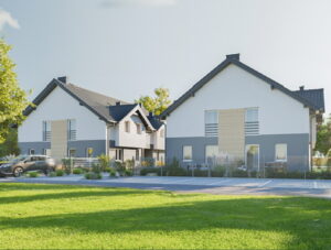 Segmenty w Krośnicach na Osiedlu Działkowa Wizualizacja