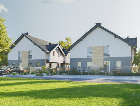 Segmenty w Krośnicach na Osiedlu Działkowa Wizualizacja